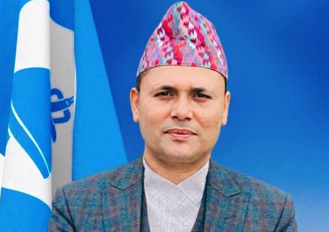 रास्वपा सांसद गणेश पौडेलमाथि कालो मसी छ्यापियो