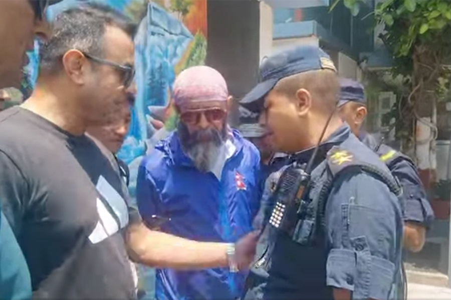 शिव सेना नेपालका अध्यक्ष बस्नेत पक्राउ